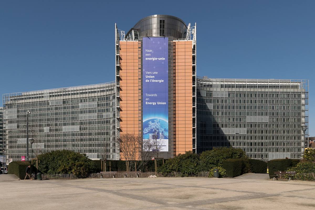 Budova Berlaymont v Bruselu, sídlo Evropské komise