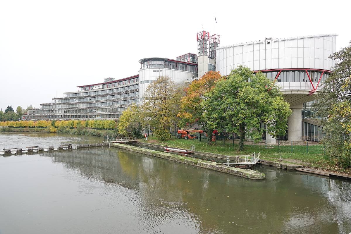 Budova Evropského soudu pro lidská práva ve Štrasburku