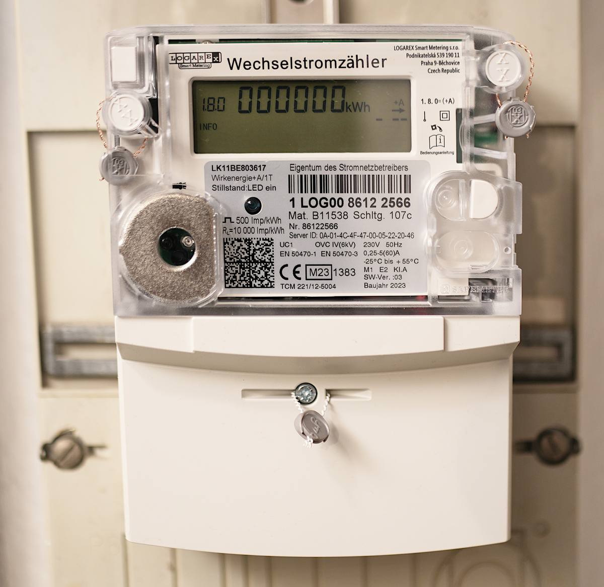 Elektroměr pro domácnost od českého výrobce Logarex
