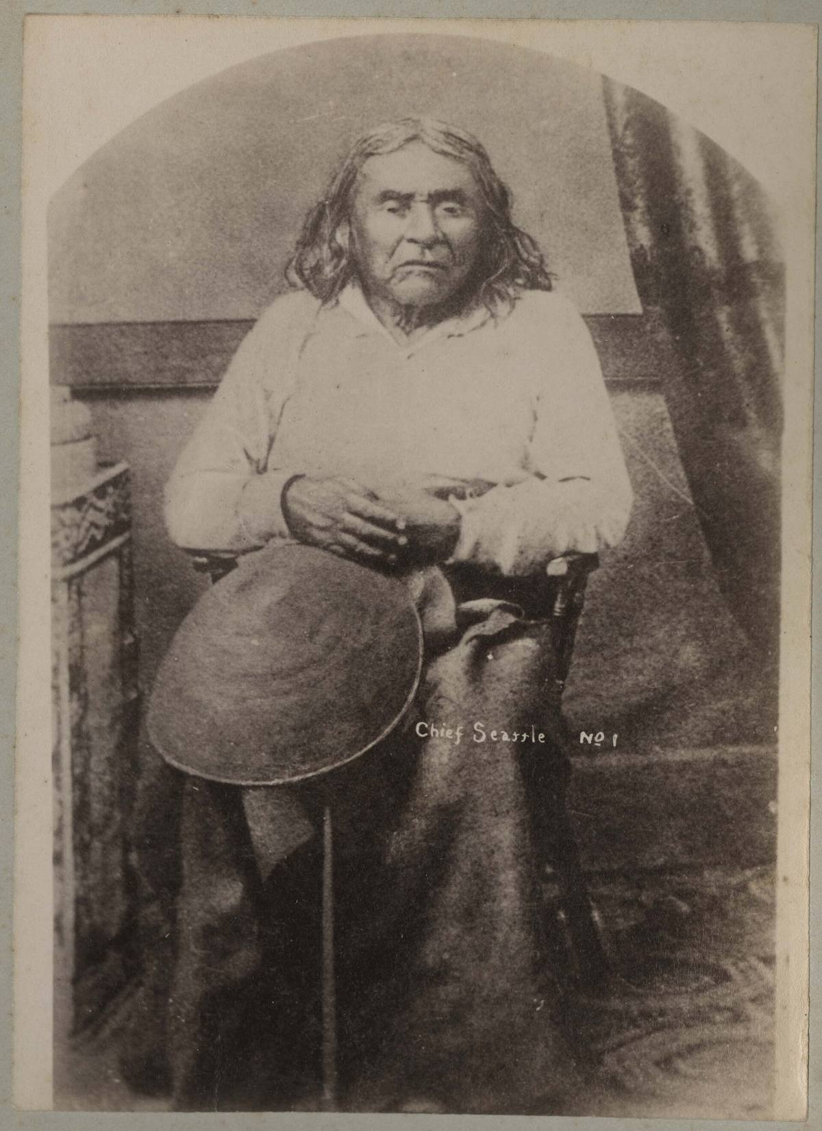 Portrét náčelníka Seattla z roku 1864