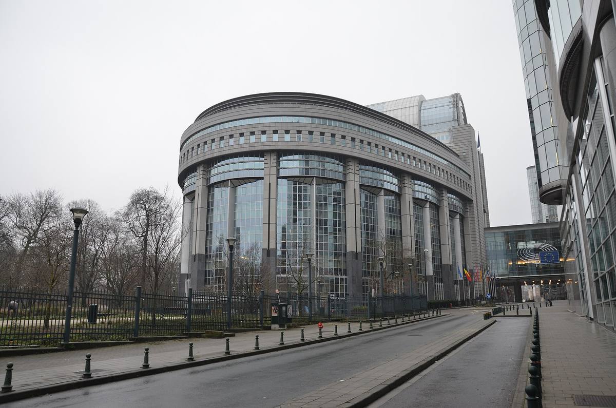 Budova Evropského parlamentu v Bruselu